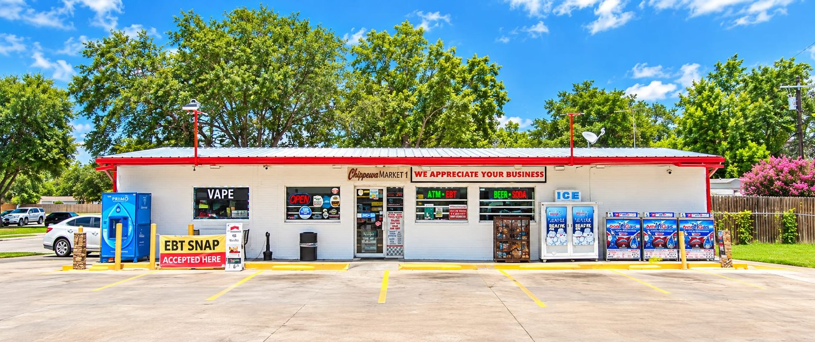 Convenience store storefront